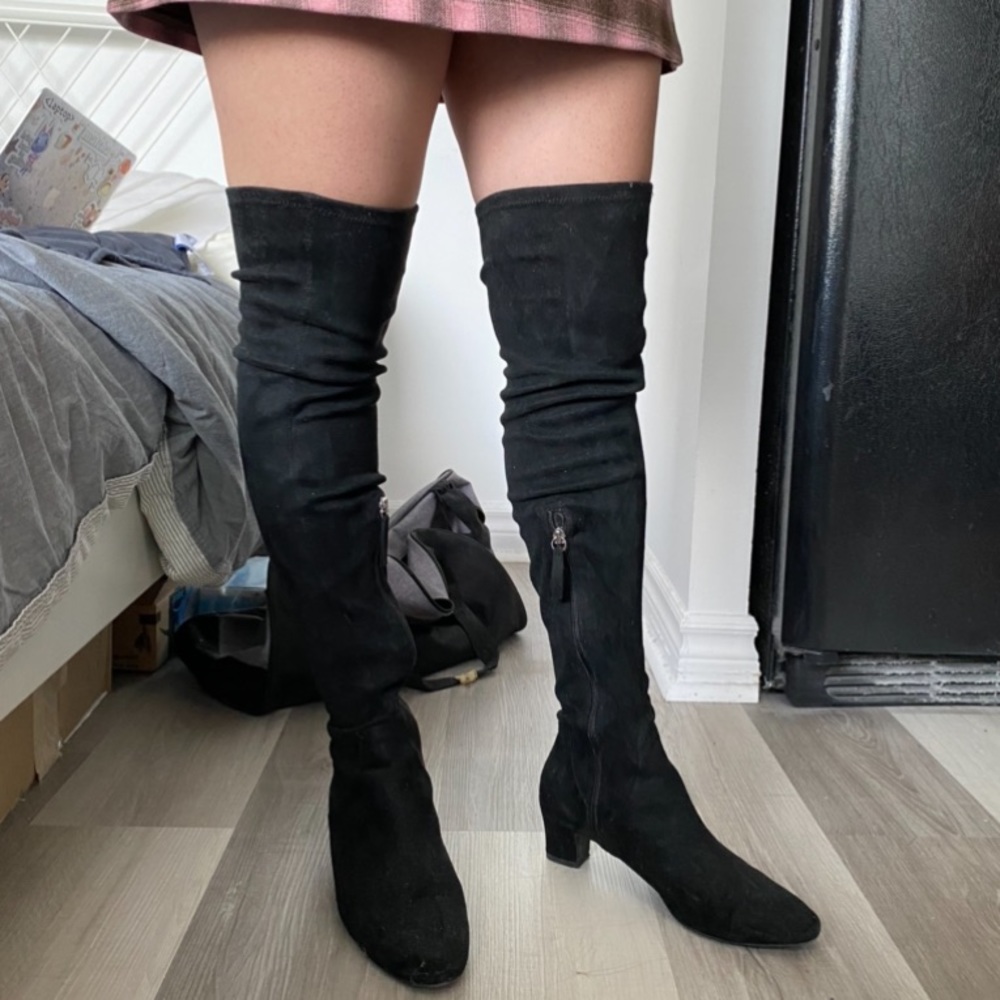 Zara over the knee boots